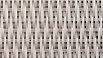 白色圆丝网WFB504_非织造布专用网帘_熔喷布网帘